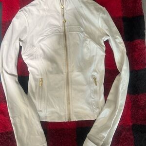 Lululemon Athletica bone and gold define jacket